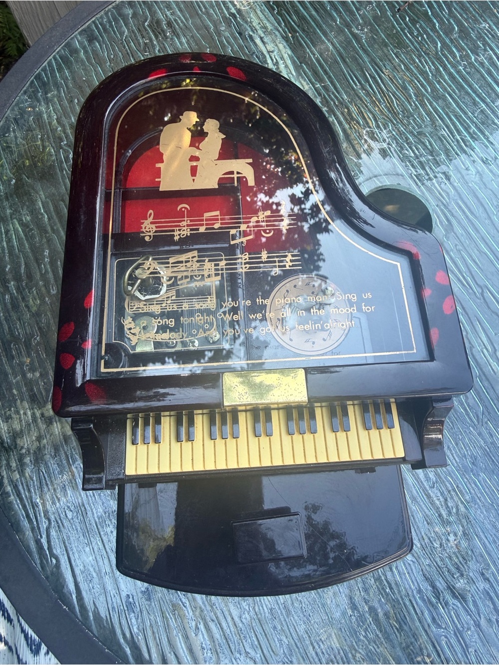 Vintage King Piano Music Box